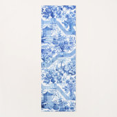 Elegant  Blue en White Chinoiserie Yogamat (Voorkant)