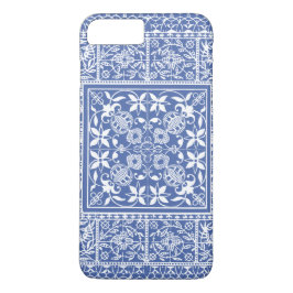 Elegant Blue en White Renaissance Pattern Case-Mate iPhone Case
