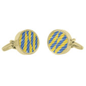 Elegant Blue en Yellow Ukraine geïnspireerde vrede Stropdas