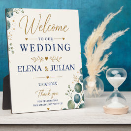 Elegant Blue Eucalyptus Fotoplaat