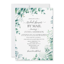 Elegant Blue Eucalyptus Vrijgezellenfeest per post