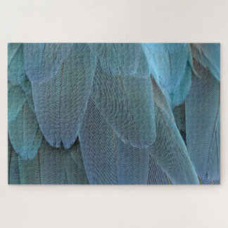 Elegant Blue Feather Legpuzzel