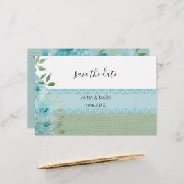 Elegant Blue Field Flowers Waterverf Briefpapier
