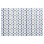 Elegant Blue Fleur de Lis Stof (Yard (91,4 cm))