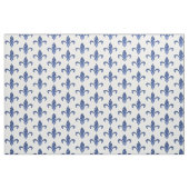 Elegant Blue Fleur de Lis Stof (Fat Quarter)