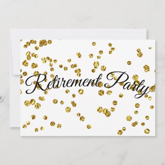 Elegant Blue Floral Floral Photo Retirement Party Kaart (Achterkant)