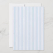 Elegant Blue Floral Mother's Day Tea Party Kaart (Achterkant)