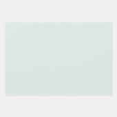 Elegant Blue Floral Pattern Inpakpapier Vel (Voorkant 3)