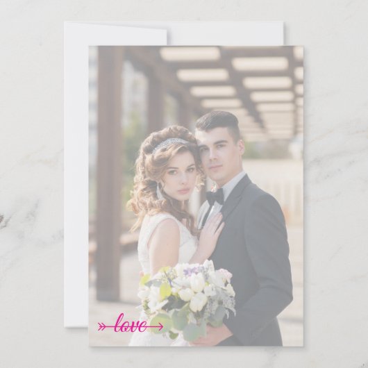 Elegant Blue Floral Wedding Invitation Kaart (Achterkant)