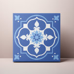 Elegant Blue Flower Accent Azulejo Tegeltje<br><div class="desc">Bring timeless elegance to your decor with this Azulejo ceramic tile! Featuring a delicate blue and white floral design,  this piece adds a touch of elegance to any living space,  making it perfect for kitchens,  bathrooms,  or any room needing a unique,  decorative touch.</div>