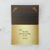 Elegant Blue Flowers & Butterfly Birthday Kaart (Binnen)