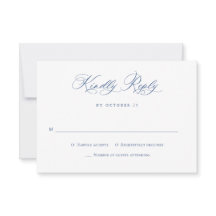 Elegant Blue French Garden Floral Wedding