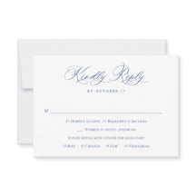 Elegant Blue French Garden Floral Wedding