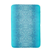 Elegant Blue Frost Sparkle Bath Mat (Voorkant Verticaal)