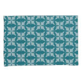 Elegant Blue Geometric Pattern Kussensloop (Voorkant-Rechts)