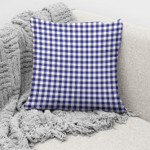 Elegant Blue Gingham controleert patroon
