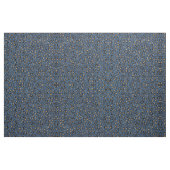 Elegant Blue Glitter Black Gold Leopard Print Stof (Yard (91,4 cm))