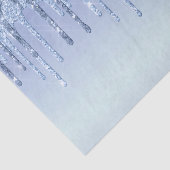 Elegant Blue Glitter-schijven Tissuepapier (Detail)