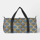 Elegant Blue Gold Art Deco  Pattern Plunjezak (Voorkant)