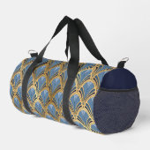 Elegant Blue Gold Art Deco  Pattern Plunjezak (Rechterhoek)