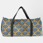 Elegant Blue Gold Art Deco Pattern Plunjezak (Voorkant)