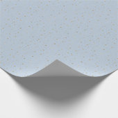 Elegant Blue & Gold Glitter Cadeaupapier (Hoek)