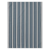 Elegant Blue Grey Franse stripper Tafelkleed (Voorkant)