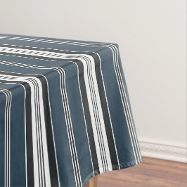 Elegant Blue Grey Franse stripper Tafelkleed