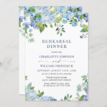 Elegant Blue Hydrangea Floral REHEARSAL DINNER Kaart<br><div class="desc">Elegant Blue Hydrangea Floral REHEARSAL DINNER Invitation. Voor verdere aanpassing,  te klikken gelieve de "pas verder"verbinding aan en ons ontwerphulpmiddel te gebruiken om deze sjabloon te wijzigen. Neem contact met me op als je hulp of overeenkomende objecten nodig hebt.</div>