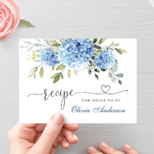 Elegant Blue Hydrangea Vrijgezellenfeest Recept Ka Briefkaart