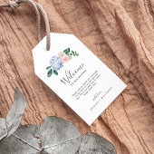 Elegant Blue Hydrangea | Welkom bij White Wedding Cadeaulabel