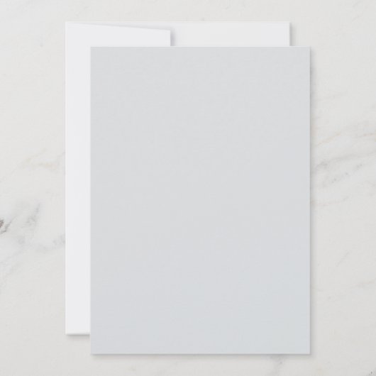 Elegant Blue Hydrangeas Bridal Shower Kaart (Achterkant)