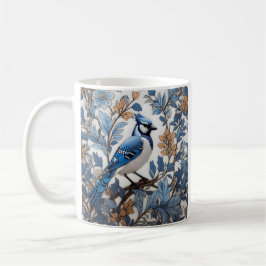 Elegant Blue Jay William Morris geïnspireerd Koffiemok