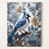Elegant Blue Jay William Morris geïnspireerd Planner (Achterkant)