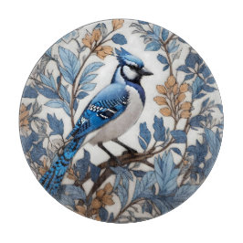 Elegant Blue Jay William Morris geïnspireerd Snijplank