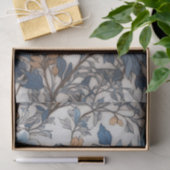 Elegant Blue Jay William Morris geïnspireerd Tissuepapier (Geschenk)