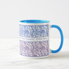 Elegant Blue & Lavender Favorite Quotation Mok