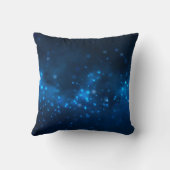 Elegant Blue Lights Silver Cheer Leader Kussen (Achterkant)