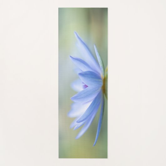 Elegant Blue Lotus Yogamat (Voorkant)