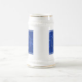 Elegant Blue Marble 5 jaar Jubileum Bierpul (Center)