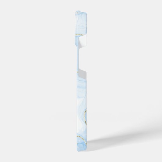 Elegant Blue Marble  iPhone Hoesje (Linkerkant)