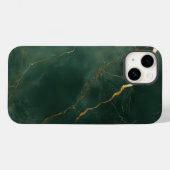 Elegant blue marble stone iPhone / iPad case (Achterkant (horizontaal))