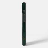 Elegant blue marble stone iPhone / iPad case (Achterkant / Links)