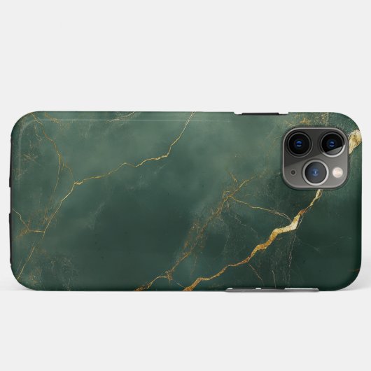 Elegant blue marble stone iPhone / iPad case (Achterkant (horizontaal))