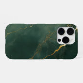 Elegant blue marble stone Phone Case iPhone Hoesje (Achterkant horizontaal)
