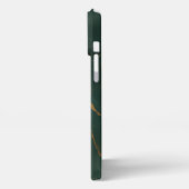 Elegant blue marble stone Phone Case iPhone Hoesje (Linkerkant)