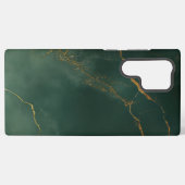 Elegant blue marble stone Phone Case Samsung Galaxy Hoesje (Achterkant horizontaal)