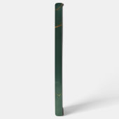 Elegant blue marble stone Phone Case Samsung Galaxy Hoesje (Linkerkant)