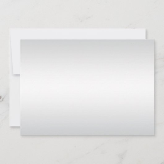 Elegant Blue Memorial Service Aankondigingen (Achterkant)