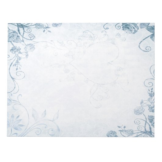 Elegant Blue  Notitieblok (Voorkant)